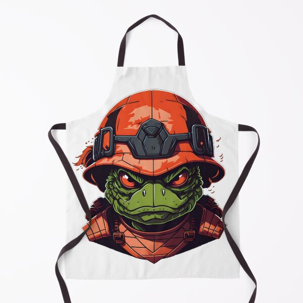 Item preview, Turtle with helmet designed and sold by BearsAndSkulls.