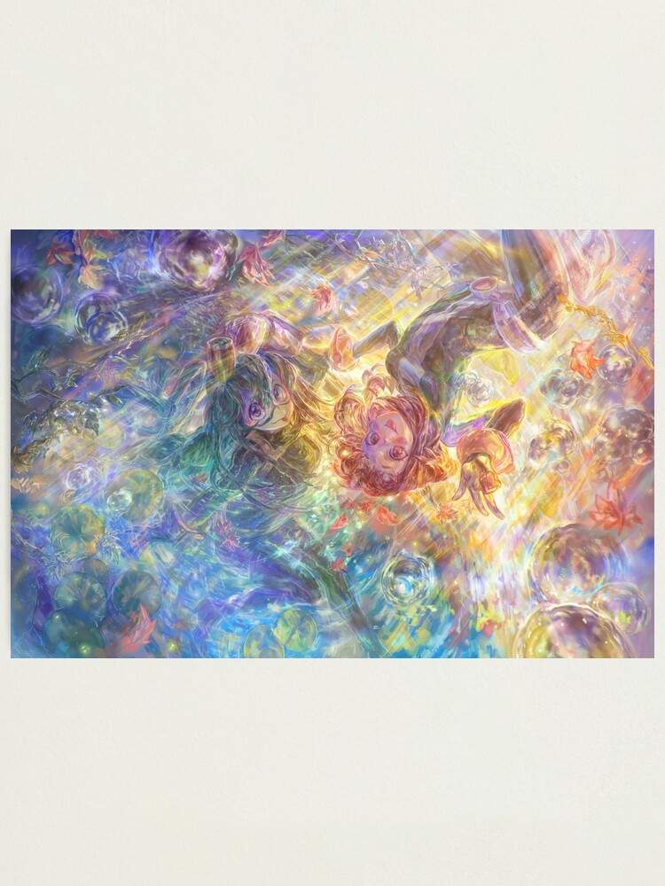Alternate view of BNHA: Tsuyu Asui + Ochaco Uraraka! Photographic Print
