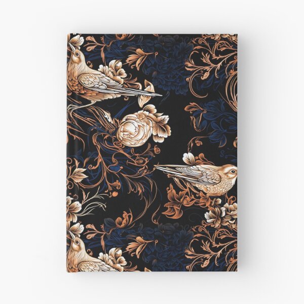 Item preview, Elegance Unveiled - Tweed Background with Birds and Flowers designed and sold by vadimcarazan.