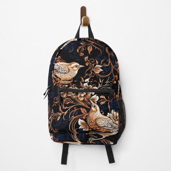 Item preview, Elegance Unveiled - Tweed Background with Birds and Flowers designed and sold by vadimcarazan.