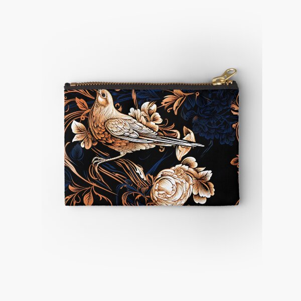 Item preview, Elegance Unveiled - Tweed Background with Birds and Flowers designed and sold by vadimcarazan.