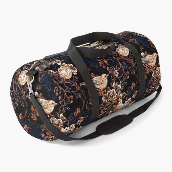Item preview, Elegance Unveiled - Tweed Background with Birds and Flowers designed and sold by vadimcarazan.
