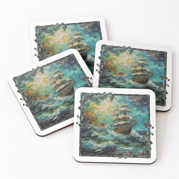 Item preview, Ship In Sea Storm designed and sold by Art Intelligence.