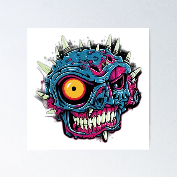 Item preview, Mutant - Luminous Trashcore designed and sold by Woodsit.