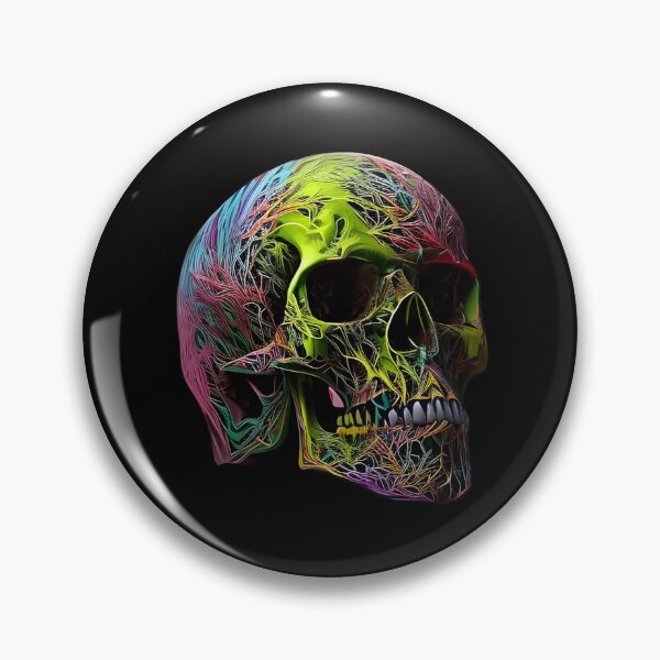 Item preview, Colorful Skull with Veins Design Art designed and sold by Clark81.