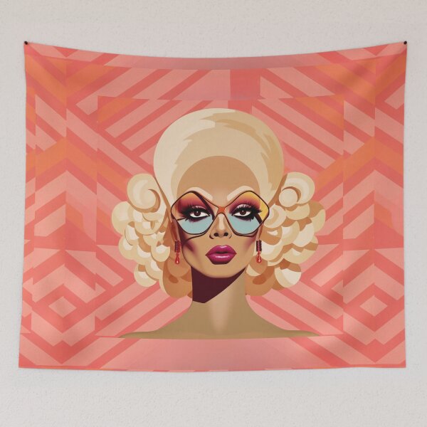 Item preview, Groovy 1970's Style Queen designed and sold by WillowBoutique.