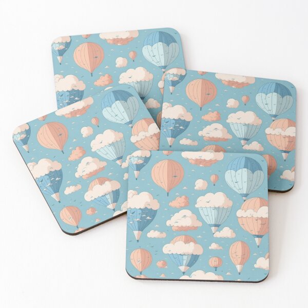 Item preview, Colorful Adventure: Animated Hot Air Balloon Takes Flight into Imagination designed and sold by kn-clothing.