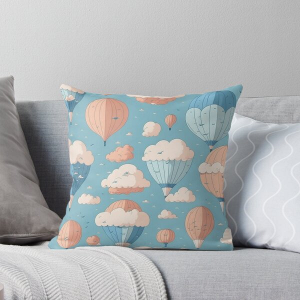 Item preview, Colorful Adventure: Animated Hot Air Balloon Takes Flight into Imagination designed and sold by kn-clothing.