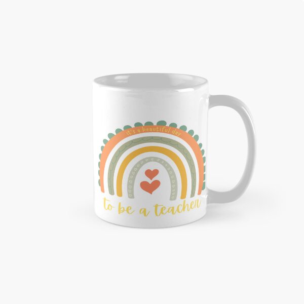 Item preview, it's a beautiful day to be a teacher designed and sold by MyKinsDoodles.