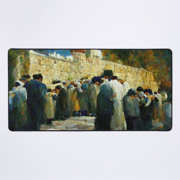 Item preview, JEWS PRAY WITH HEARTS FULL designed and sold by ArtbyRolleen.