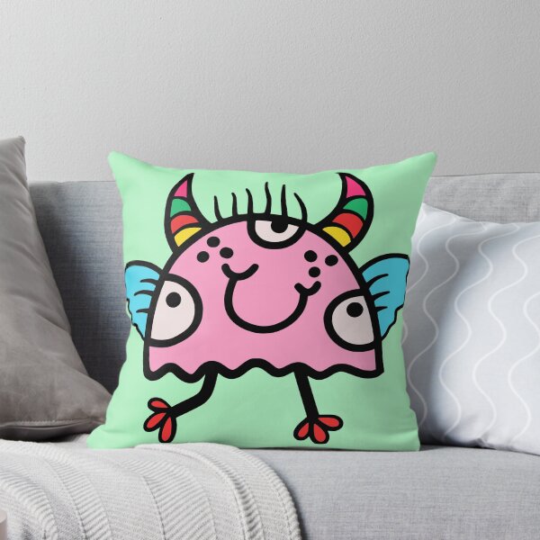 Item preview, Horned Doodle Monster designed and sold by BeagleDesigns.