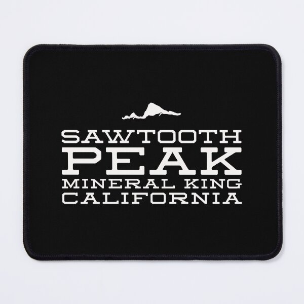 Item preview, Sawtooth Peak Mineral King California / Snow (White) designed and sold by PEK1787.