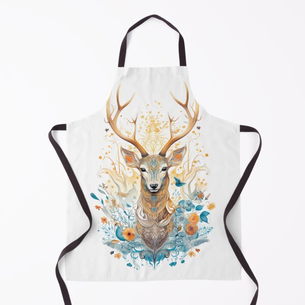 Item preview, deer with a colorful floral designed and sold by Kalka088.