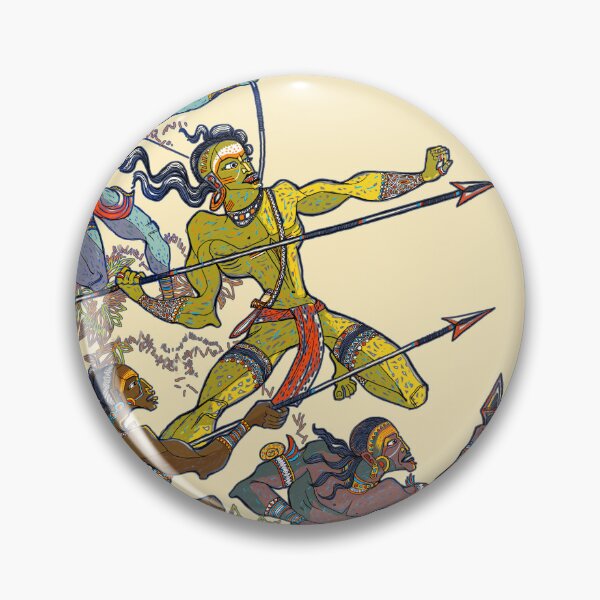 Item preview, India art styles, warriors designed and sold by CreativePunk123.
