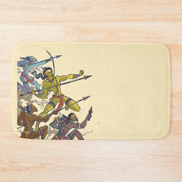 Item preview, India art styles, warriors designed and sold by CreativePunk123.