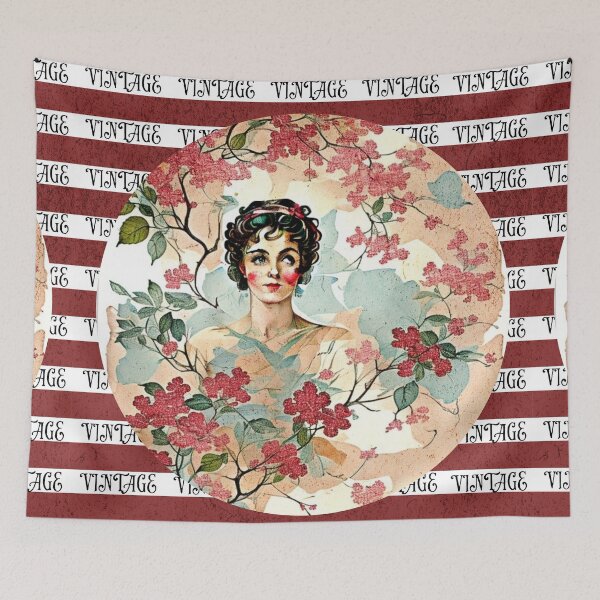 Item preview, Vintage collage lady designed and sold by ThiagoSDantas.