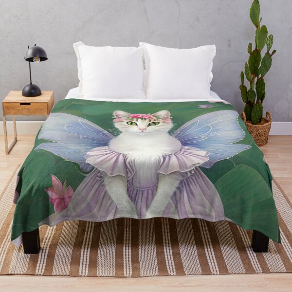 Item preview, Cat Fairy and lotus flowers designed and sold by Babee-24.