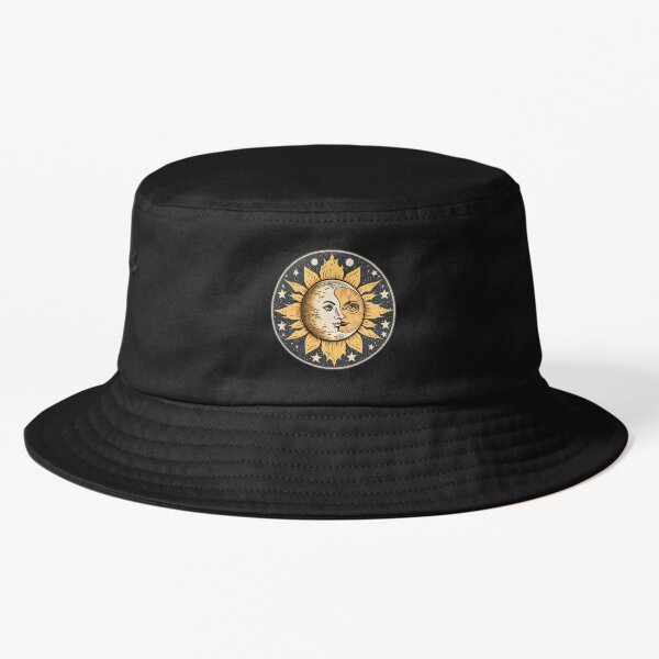 Embroidered Smiley Face Bucket Hat Trippy Smiley Face Hat Smiley