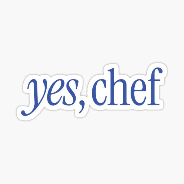 Yes Chef Knife Vinyl Sticker – Jenni Bick Custom Journals