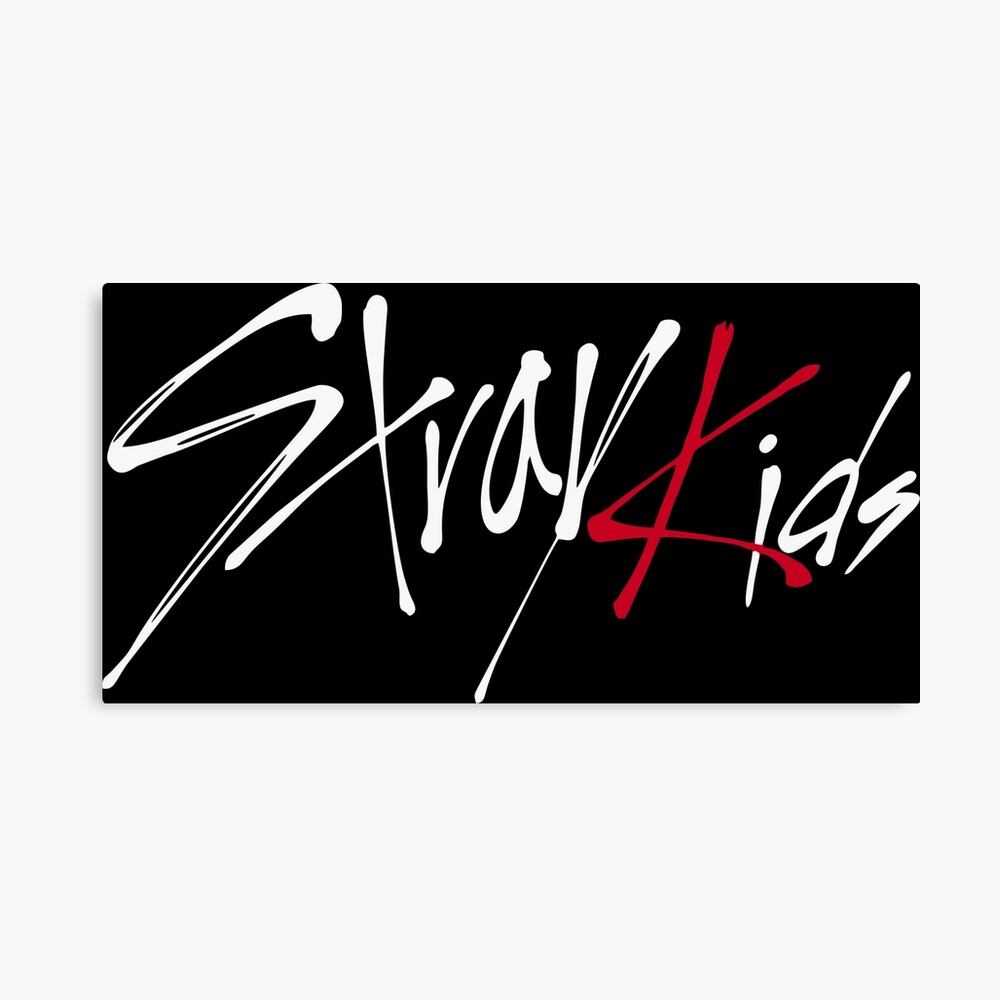 stray kids logo canvas print by dexta redbubble