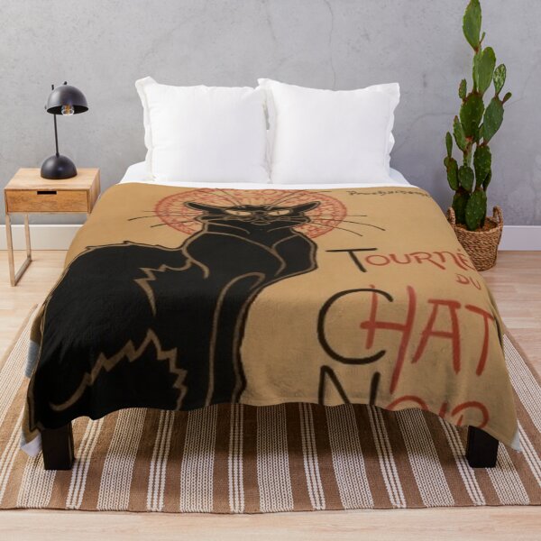 Item preview, French Poster Tournee du Chat Noir de Rodolphe Salis Black Cat designed and sold by Draculaura2009.