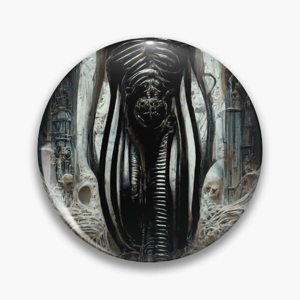 Item preview, An ode to H.R. Giger (original artwork inspired by the Necronomicon of H.R. Giger designed and sold by RollingthatD20.