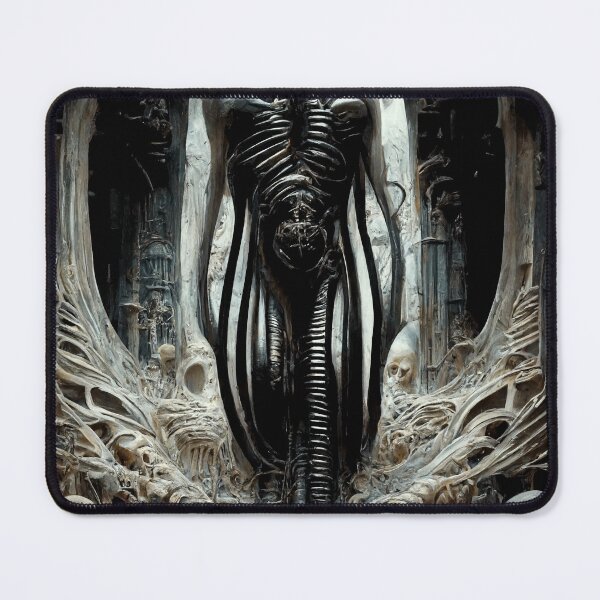 Item preview, An ode to H.R. Giger (original artwork inspired by the Necronomicon of H.R. Giger designed and sold by RollingthatD20.