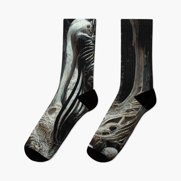 Item preview, An ode to H.R. Giger (original artwork inspired by the Necronomicon of H.R. Giger designed and sold by RollingthatD20.