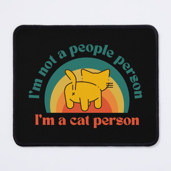 Item preview, I'm not a people person, I'm a cat person designed and sold by ThirdEyeDesign1.