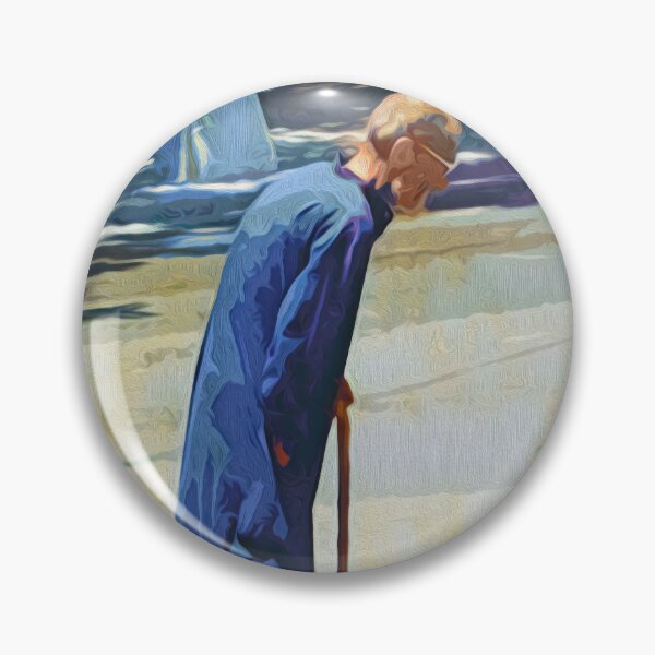 Artikelvorschau, OLD MAN WITH WALKING STICK entworfen und verkauft von ArtbyRolleen.