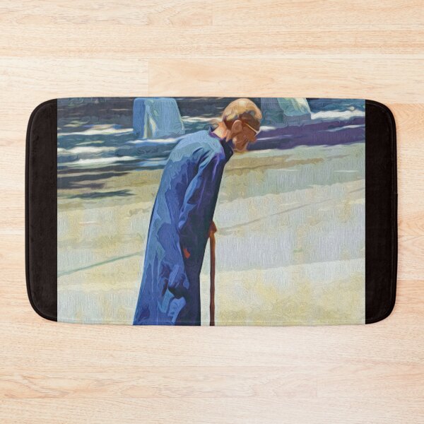 Item preview, OLD MAN WITH WALKING STICK  designed and sold by ArtbyRolleen.