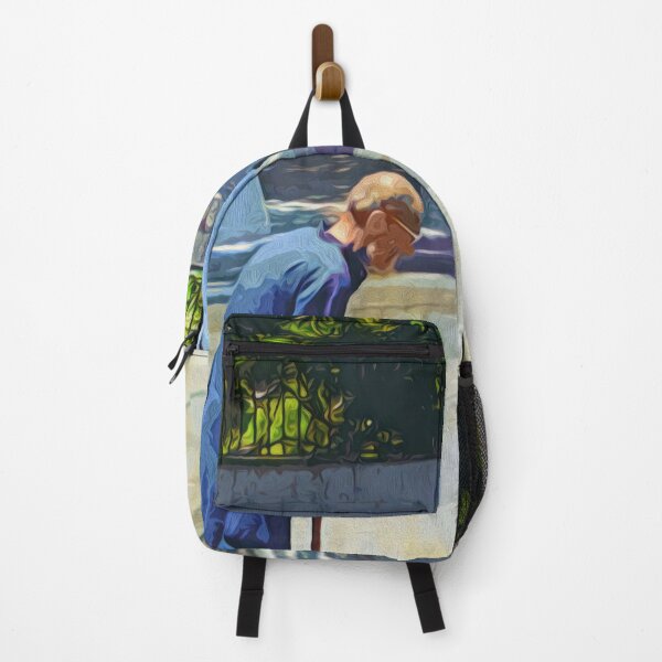 Item preview, OLD MAN WITH WALKING STICK designed and sold by ArtbyRolleen.