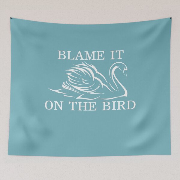 Item preview, Blame It On The Bird Love Bird Stickers Bird Wall Art Bird Home Decor designed and sold by TeesByDesign.