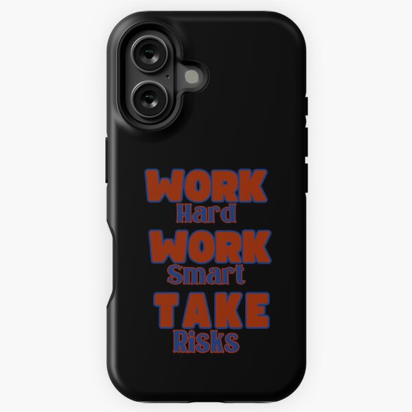 Vista previa del artículo con la obra «Trabaja duro», diseñado y vendido por RockBeeDesigns.