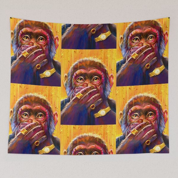 Item preview, Speak No Evil Rich Monkey designed and sold by medbenCreation.