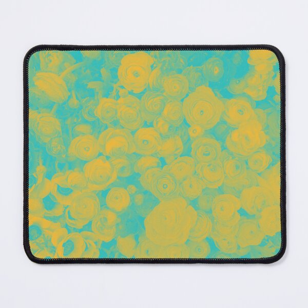 Item preview, Boho Soul Flowers in Yellow and Cyan designed and sold by Trish Dish.