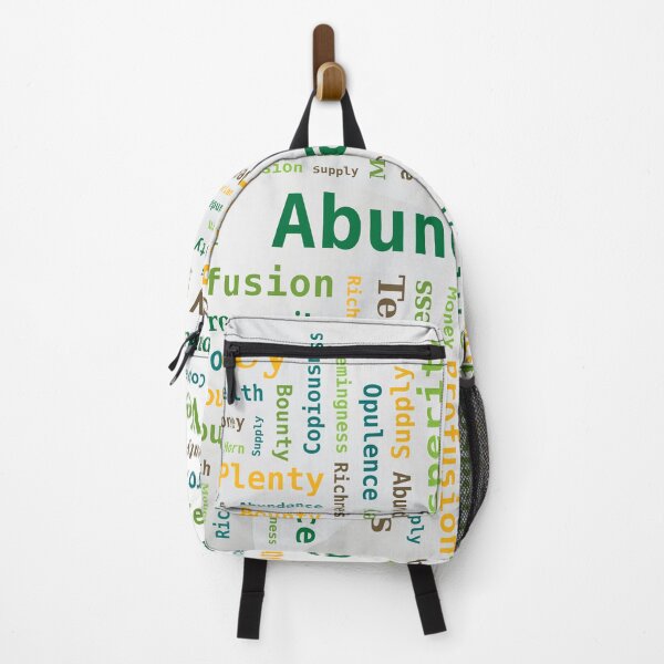 Item preview, Abundance Word Cloud in Green and Yellow Colors designed and sold by WinfinityDesigns.