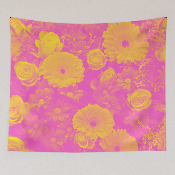Item preview, Boho Soul Flowers in Yellow and Pink designed and sold by Trish Dish.