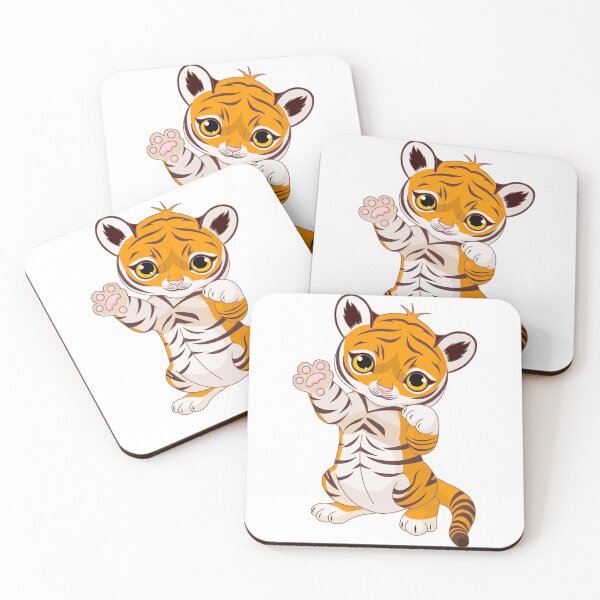 Item preview, Cartoon of a Baby Tiger designed and sold by Creativeanus.
