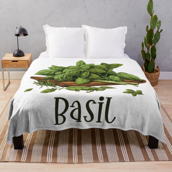 Item preview, Hand Drawn Illustration of Basil designed and sold by Sketch-Shack.