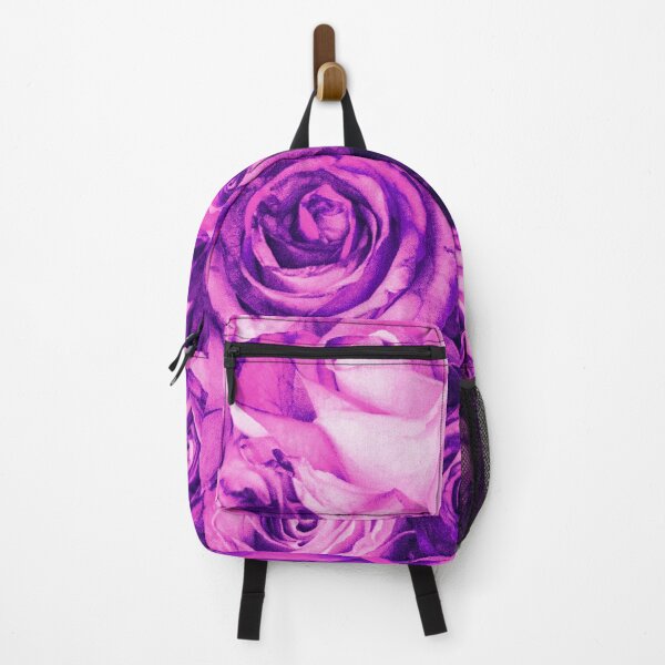 Item preview, Hippiness Psychedelic Aesthetic Roses in Violet and Pink designed and sold by Trish Dish.