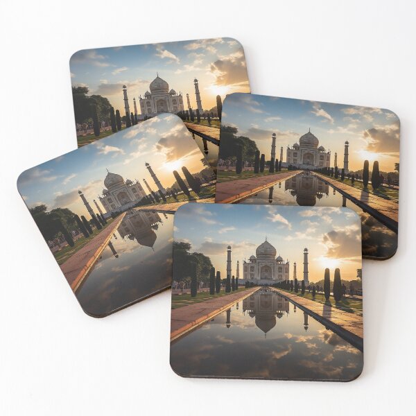 Item preview, Golden Taj Mahal: A Sunset Symphony designed and sold by frequent-art.
