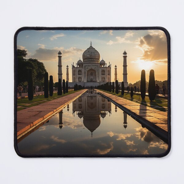 Item preview, Golden Taj Mahal: A Sunset Symphony designed and sold by frequent-art.