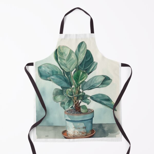 Item preview, Copy of Rustic potted rubber tree plant designed and sold by PaperieJennifer.