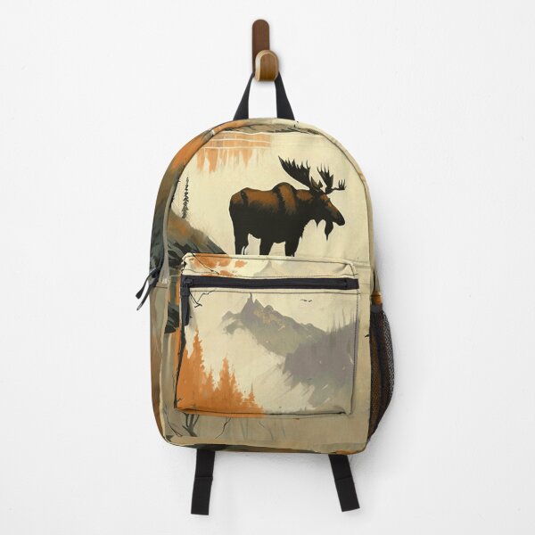 Item preview, Moose in calm water designed and sold by ArtfullMinds.
