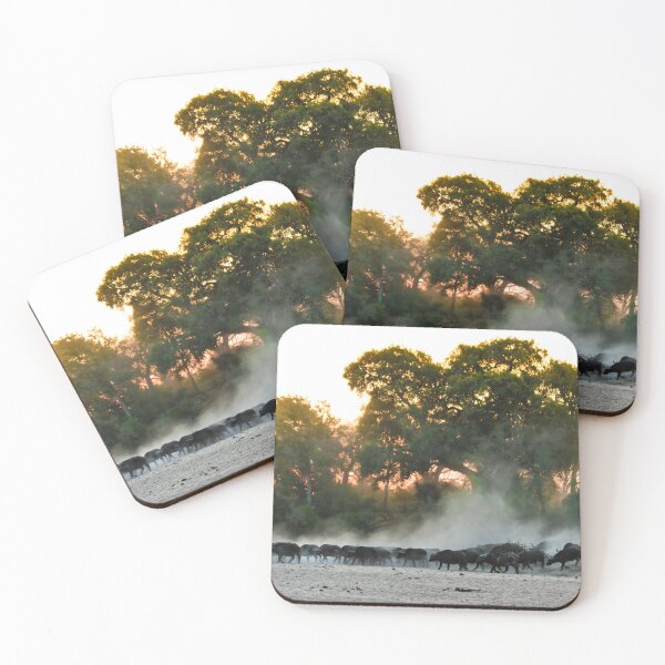 Item preview, Cape Buffalo Crossing the Dried TImbivati River designed and sold by H-Stone-Photo.