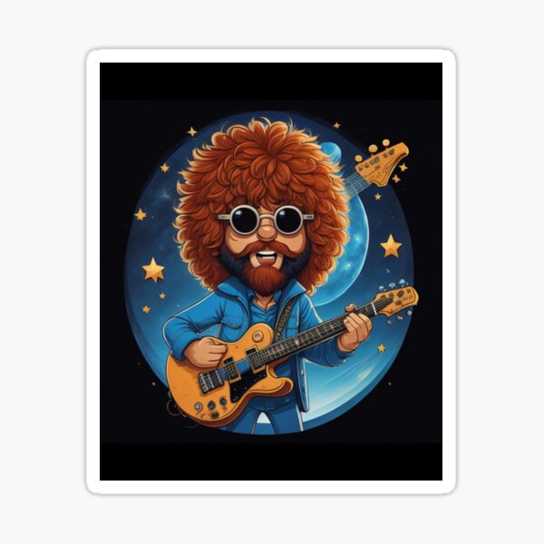 Jeff Lynne Doin That Crazy Thing Goin Down To Rio Album Cover Sticker