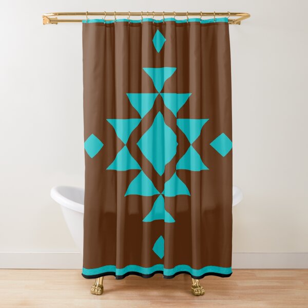 Colorful Feather Shower Curtain Southwestern Shower Nepal