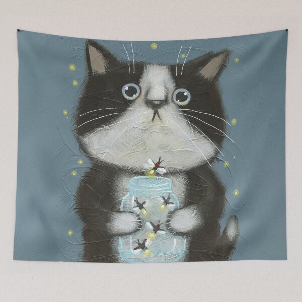 Item preview, Fireflies Are Here! designed and sold by KilkennyCat Art.