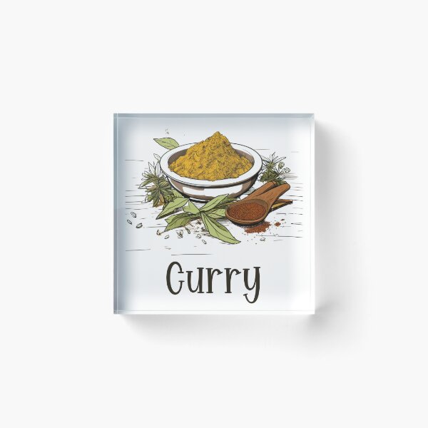 Item preview, Hand Drawn Illustration of Curry designed and sold by Sketch-Shack.